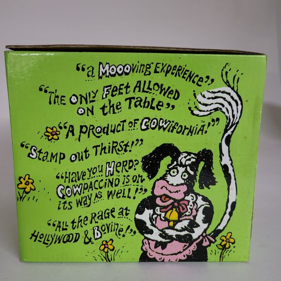 Cute Ceramic Cowfeet Coffee Mugs Collectible Gift Box Set of 4 - Picture 5 of 5